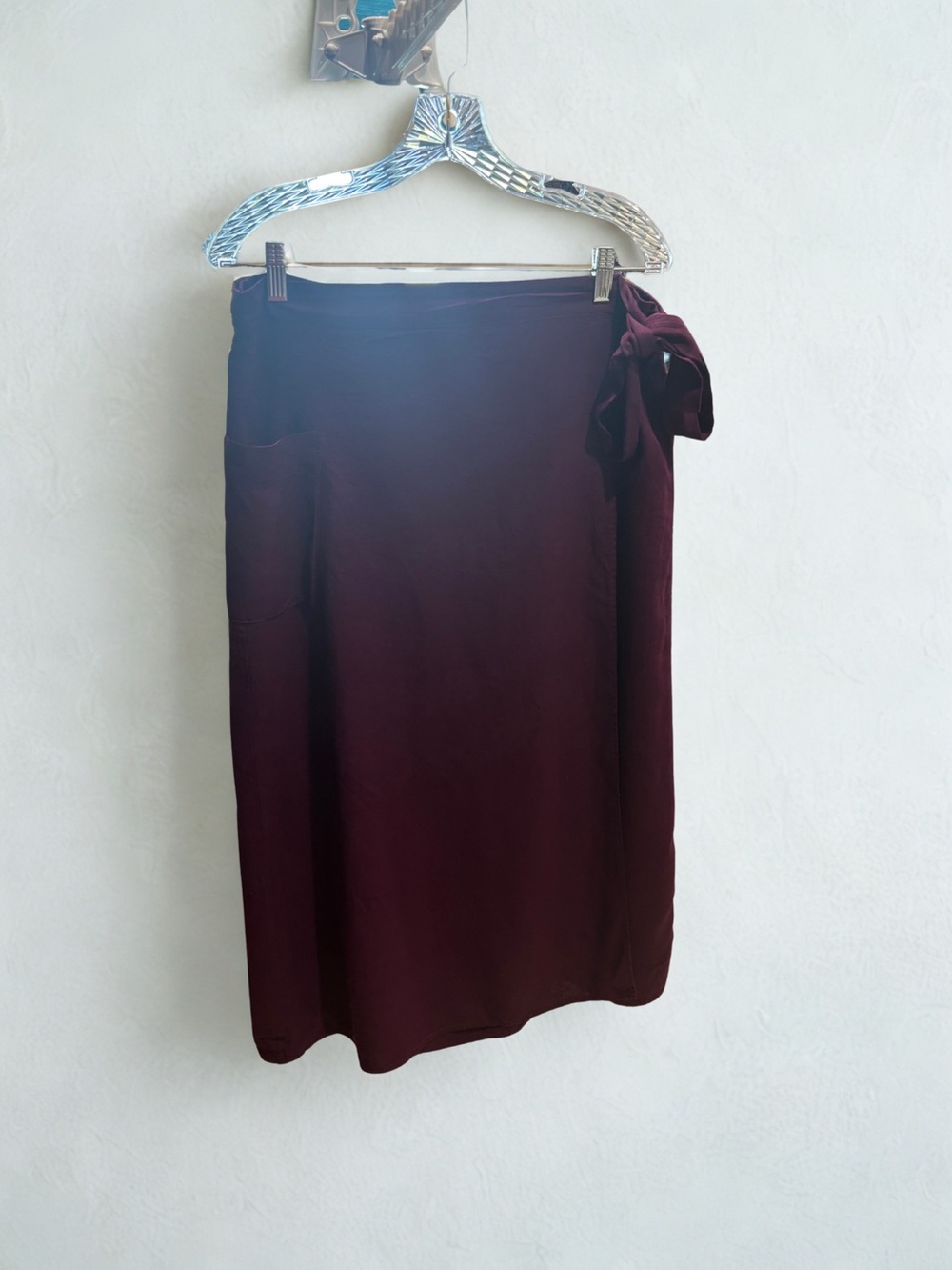 Peace Love World Boheme Collection Linen Skirt – Purple – Size One Size